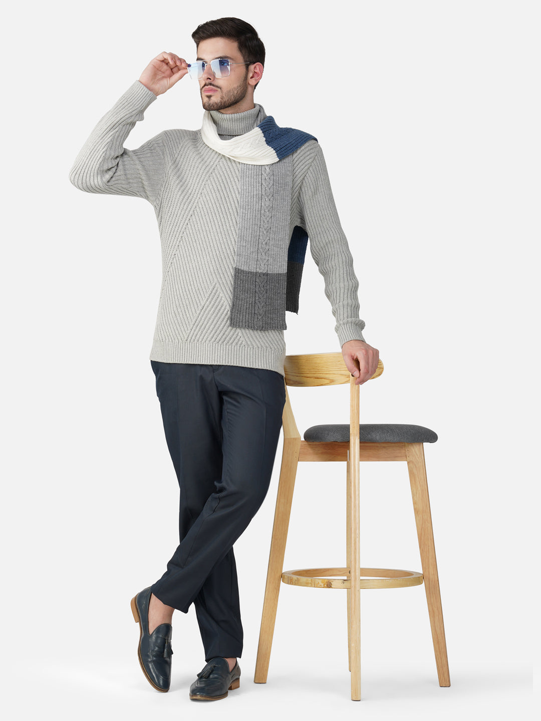 Multi Colour Block Muffler