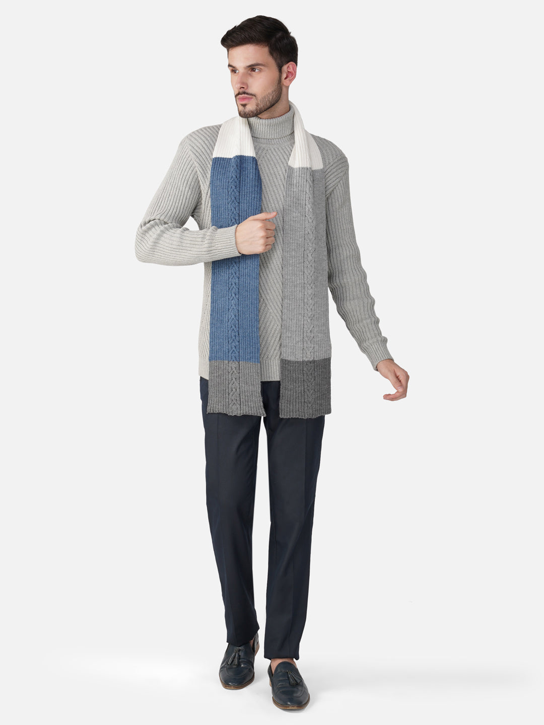 Multi Colour Block Muffler