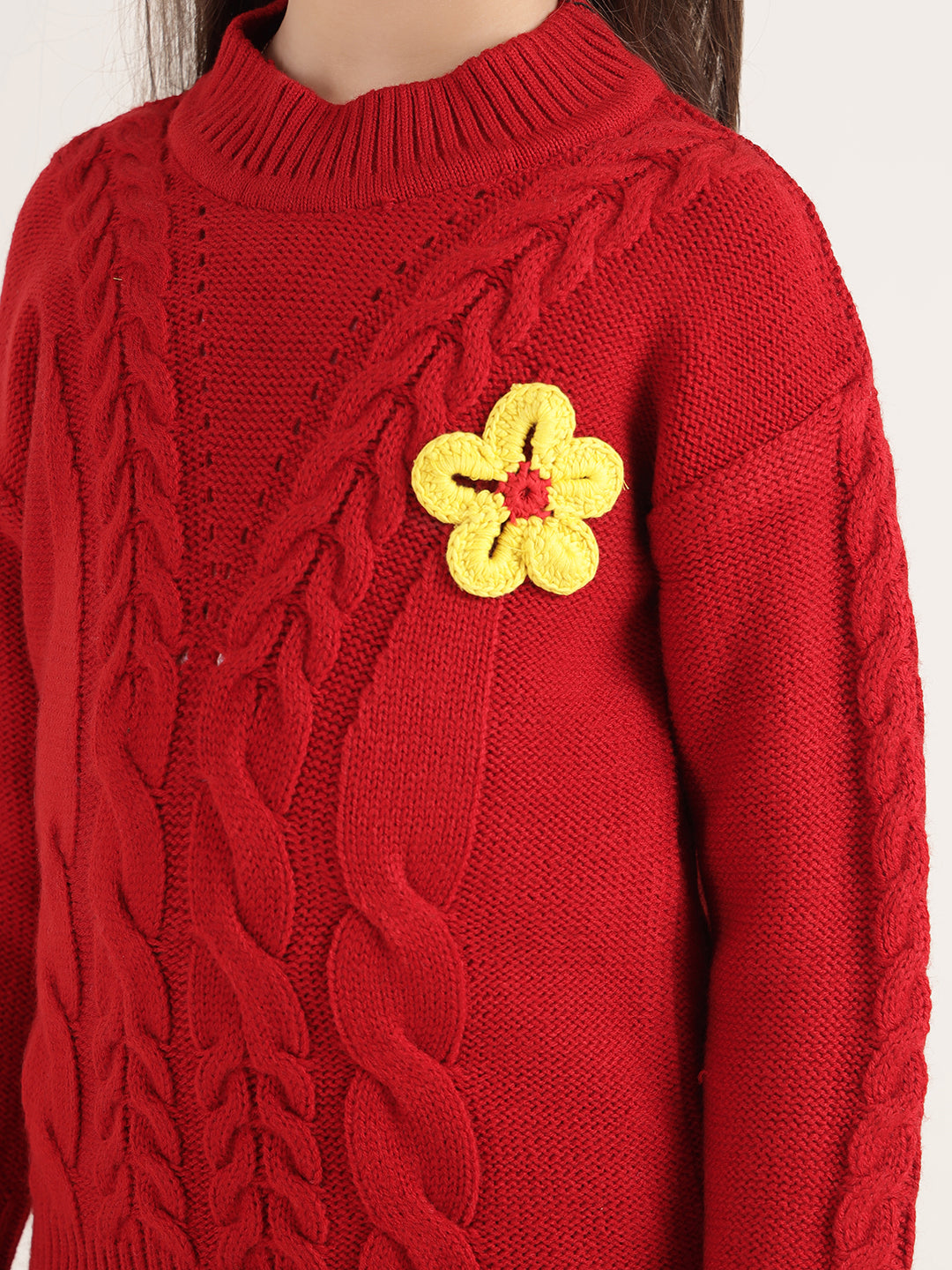 Cable Move Crochet Jumper