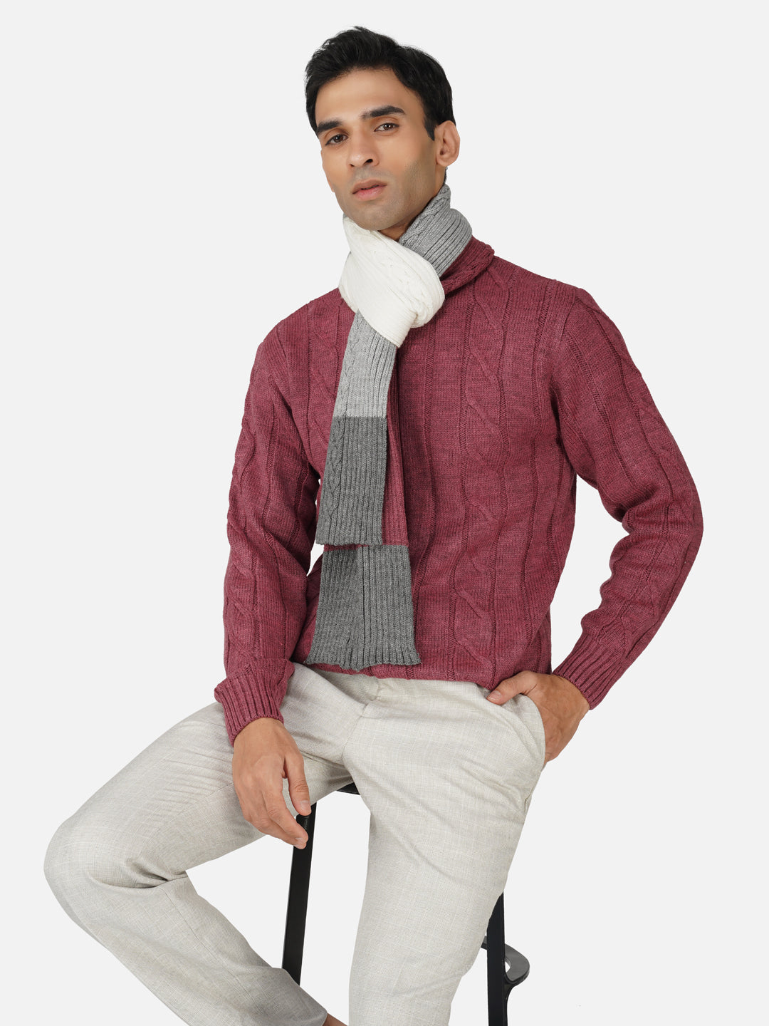 Multi Colour Block Muffler