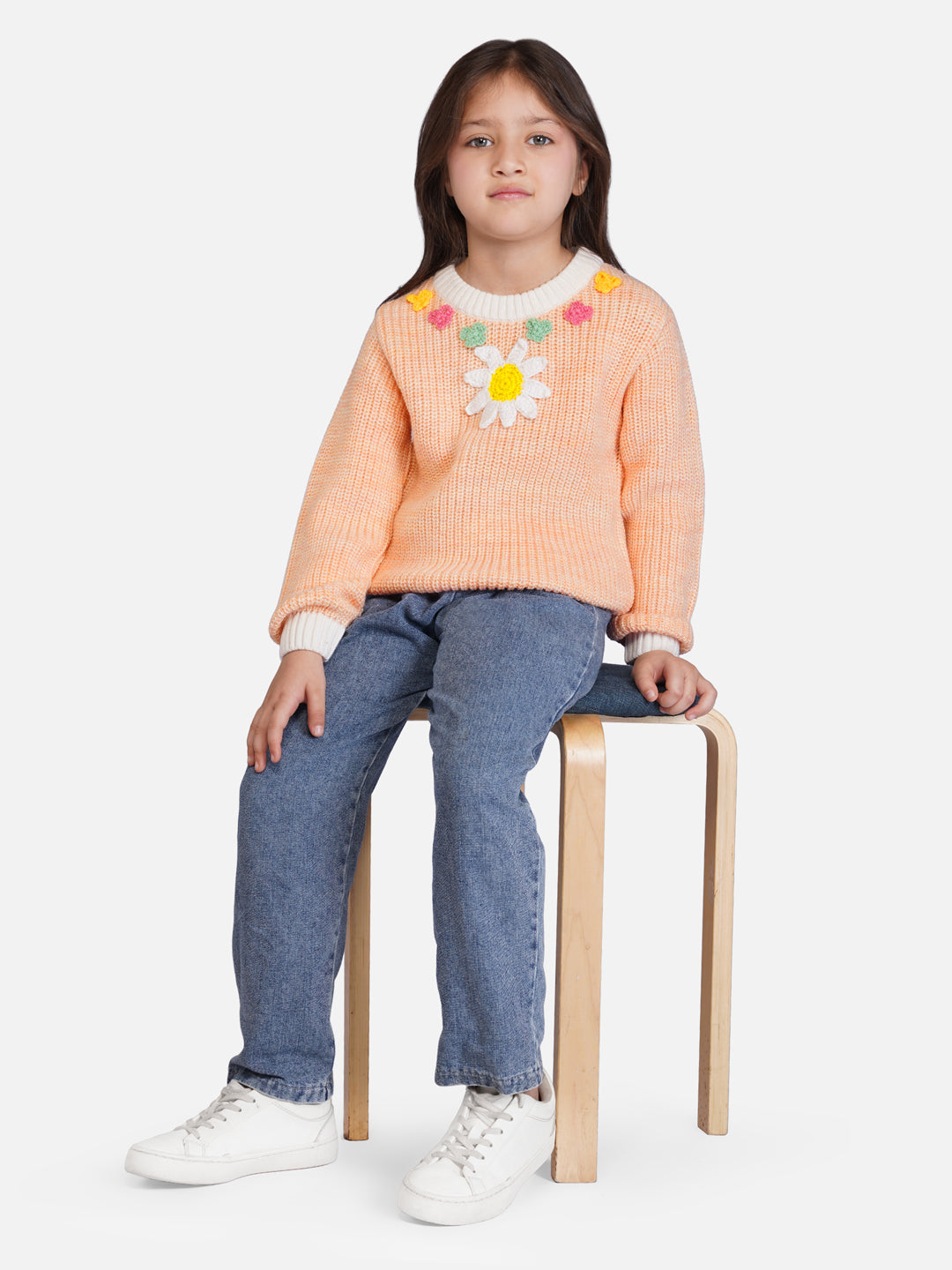 Daisy Crochet Pullover