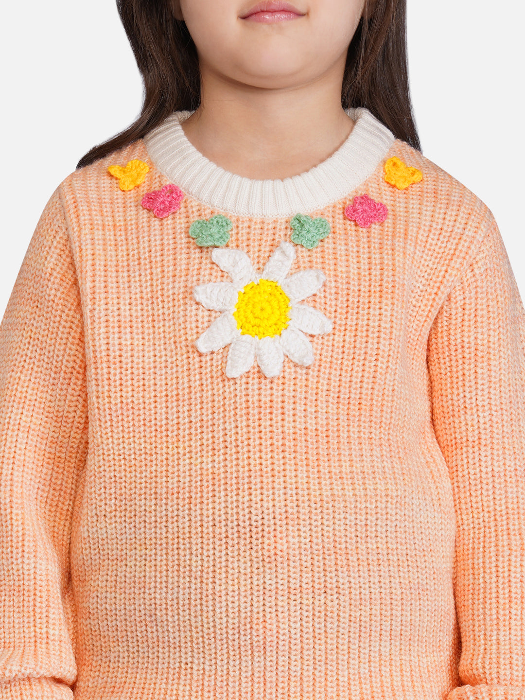Daisy Crochet Pullover