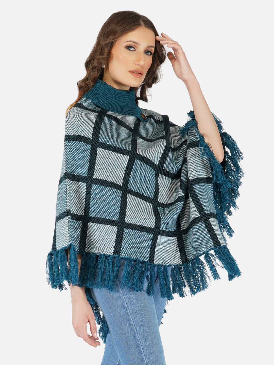 Checkerboard Poncho