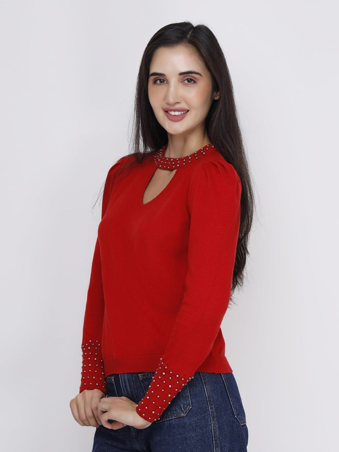 Red Sofia Jumper