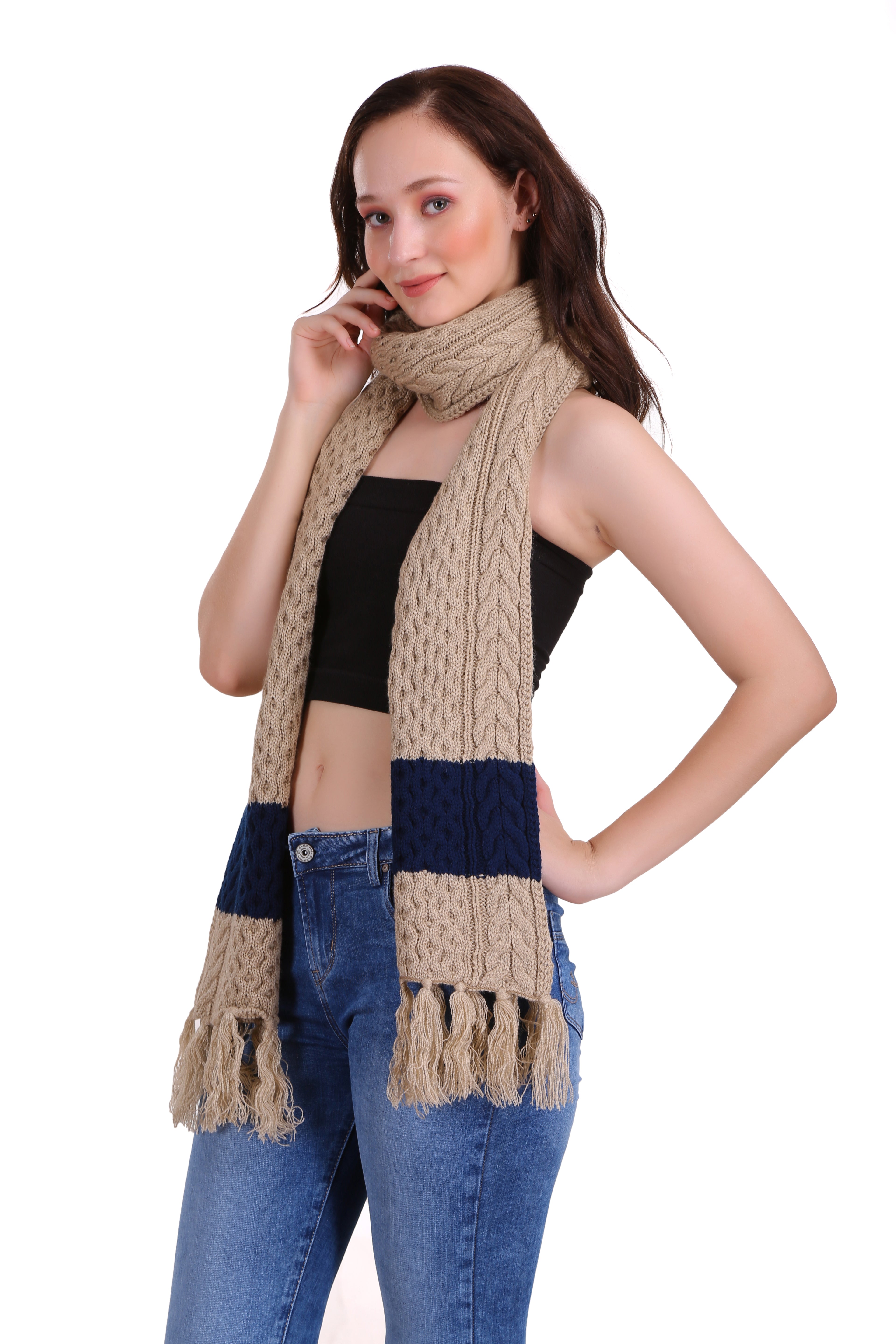 CHUNKY KNIT MUFFLER