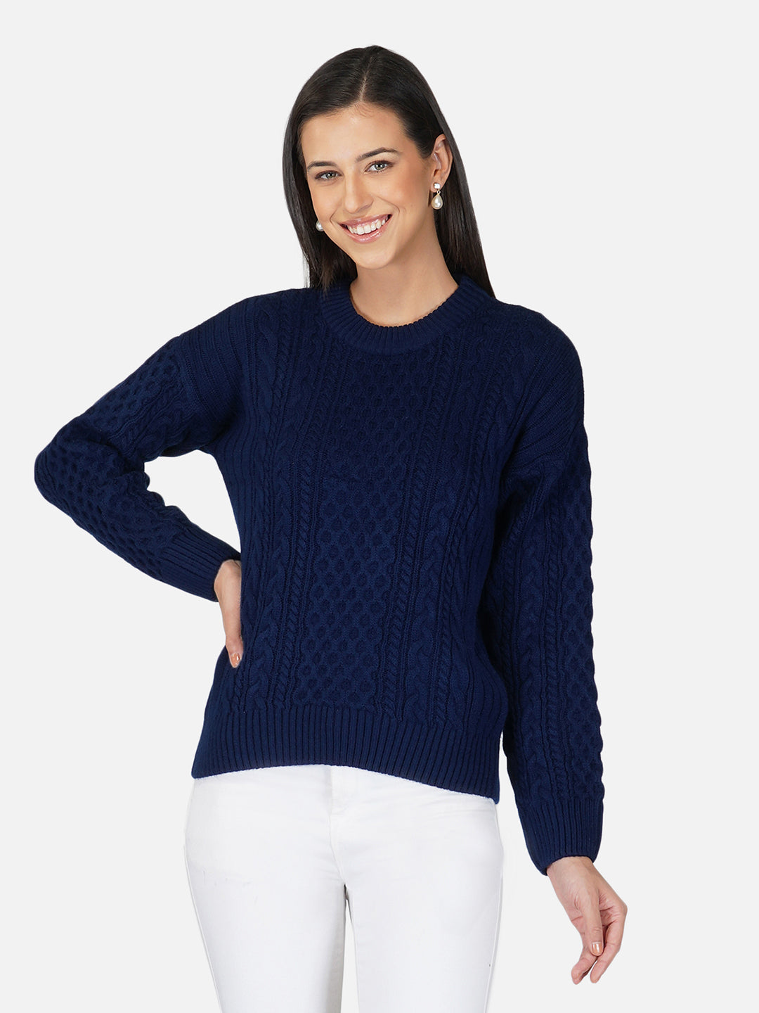 Navy Scottish Sweater