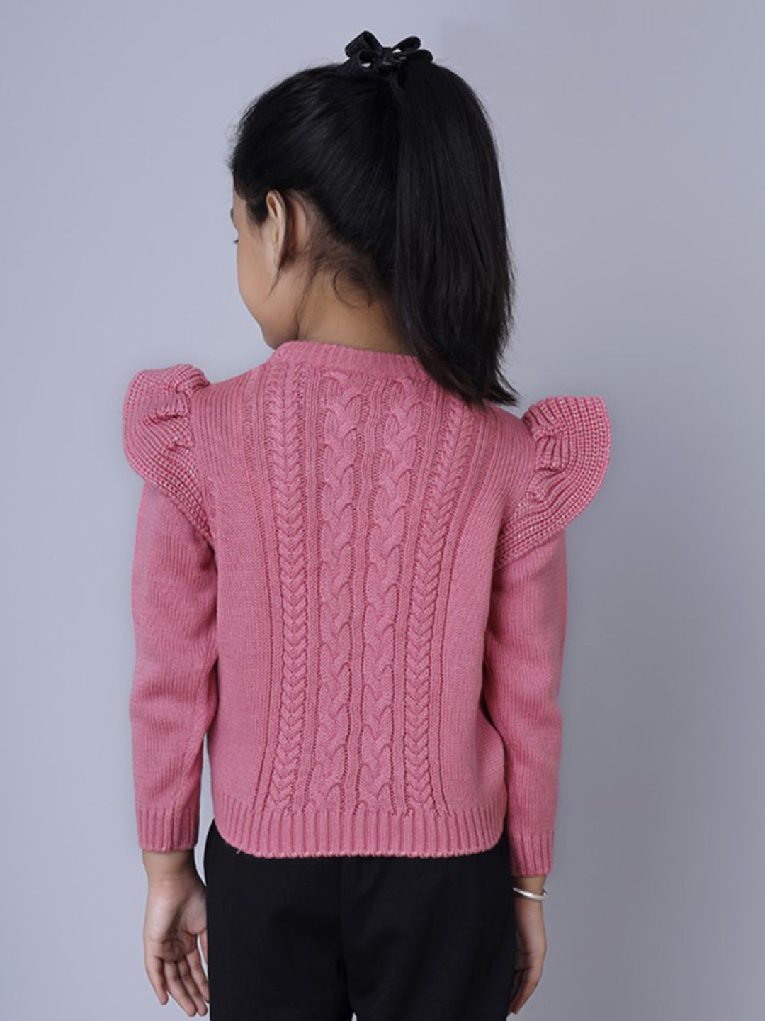 BUTTER-FRILLY PULLOVER