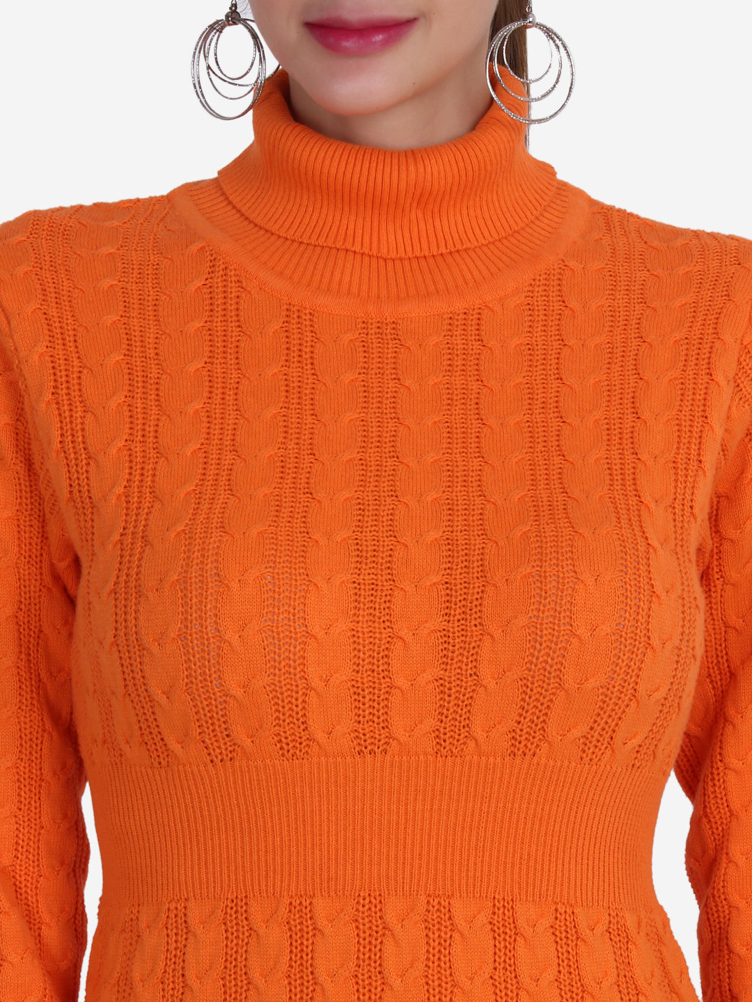 Cable Knit One Piece Dress