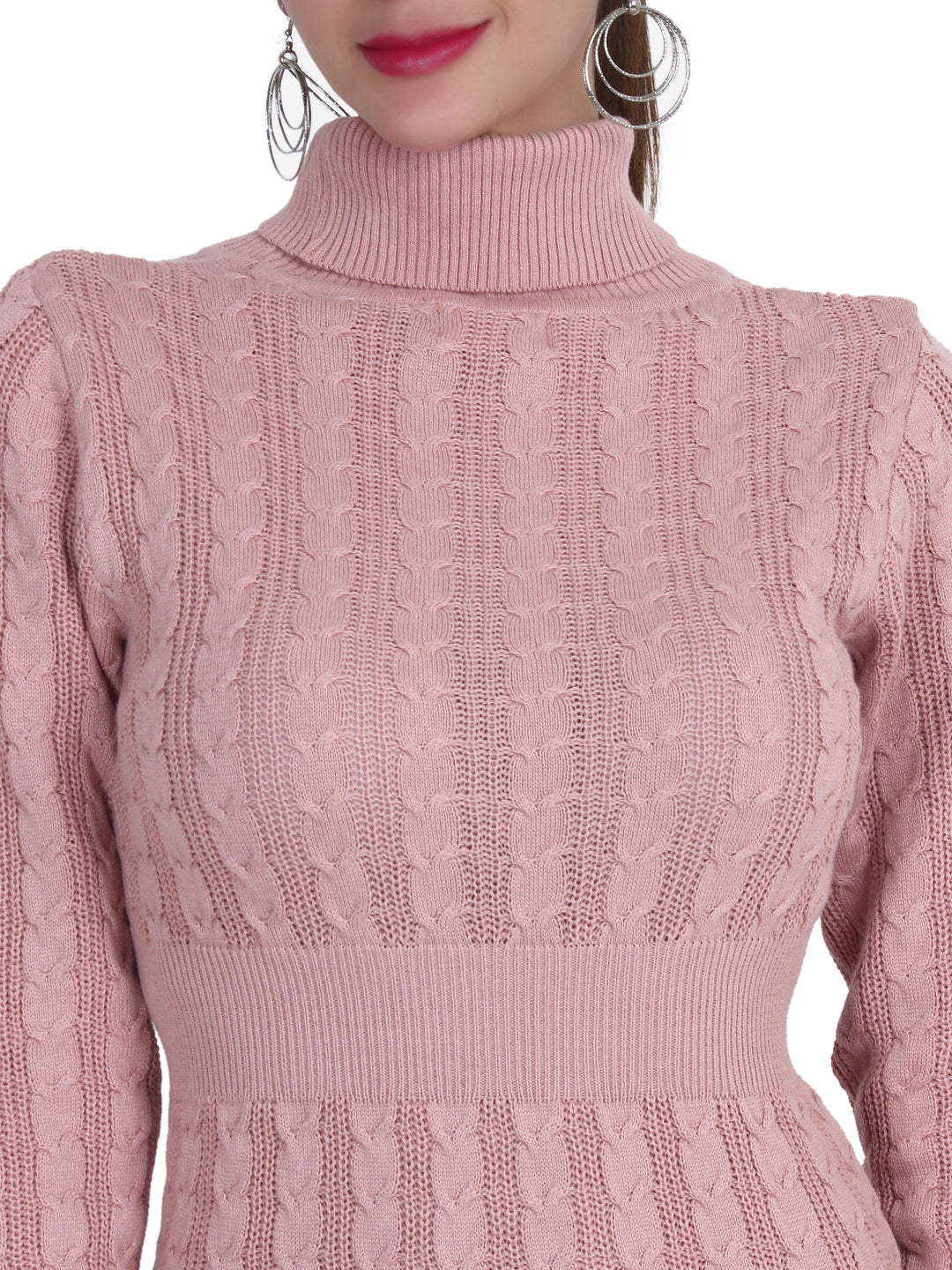 Irish Cable Knit One Piece Dress