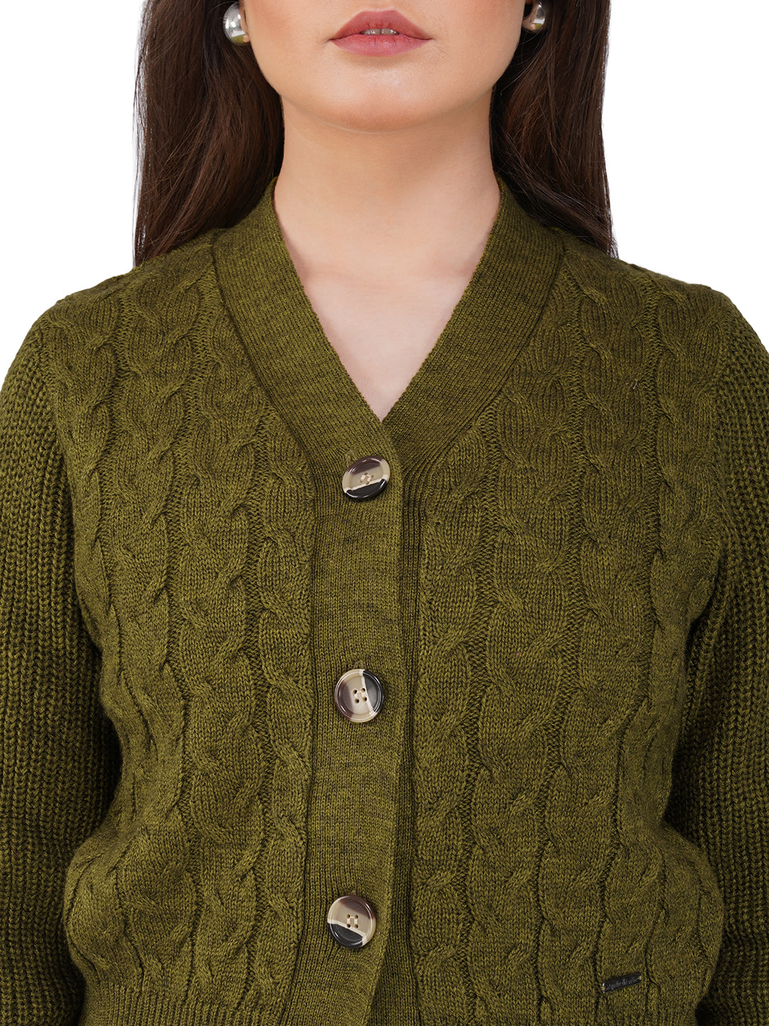 Green Olive Cardigan