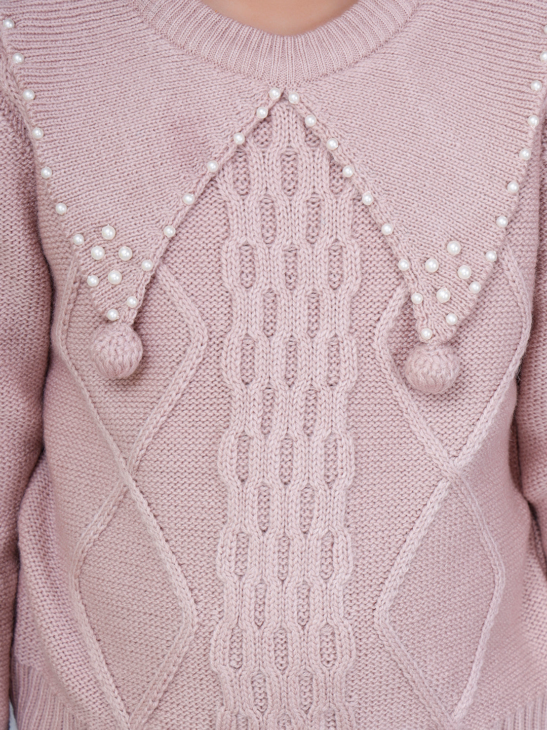 PETER PAN COLLARED PULLOVER