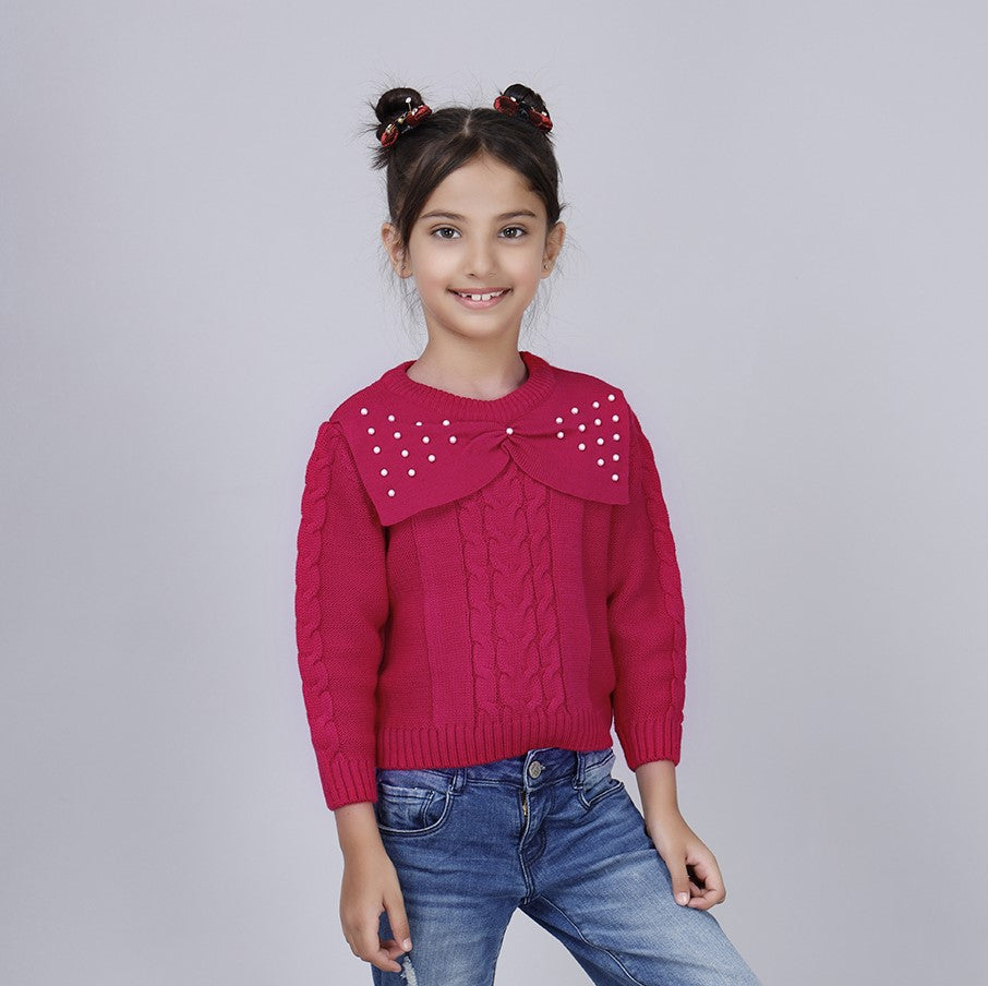 PRINCESS BOW PULLOVER