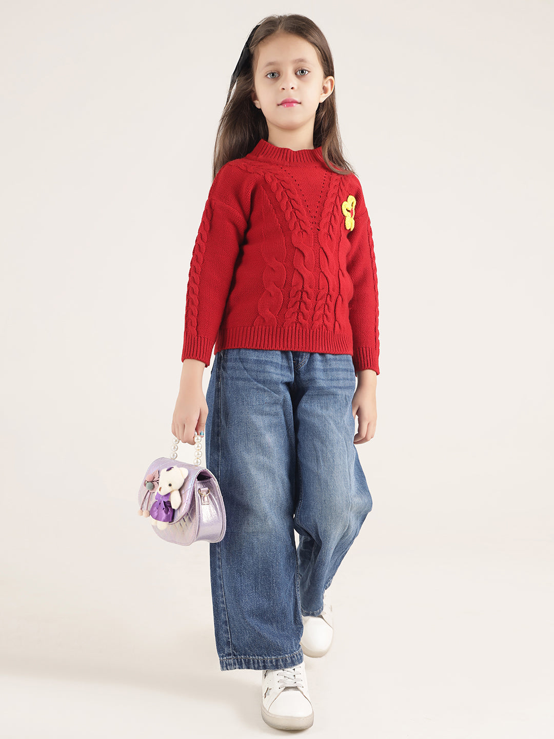 Cable Move Crochet Jumper