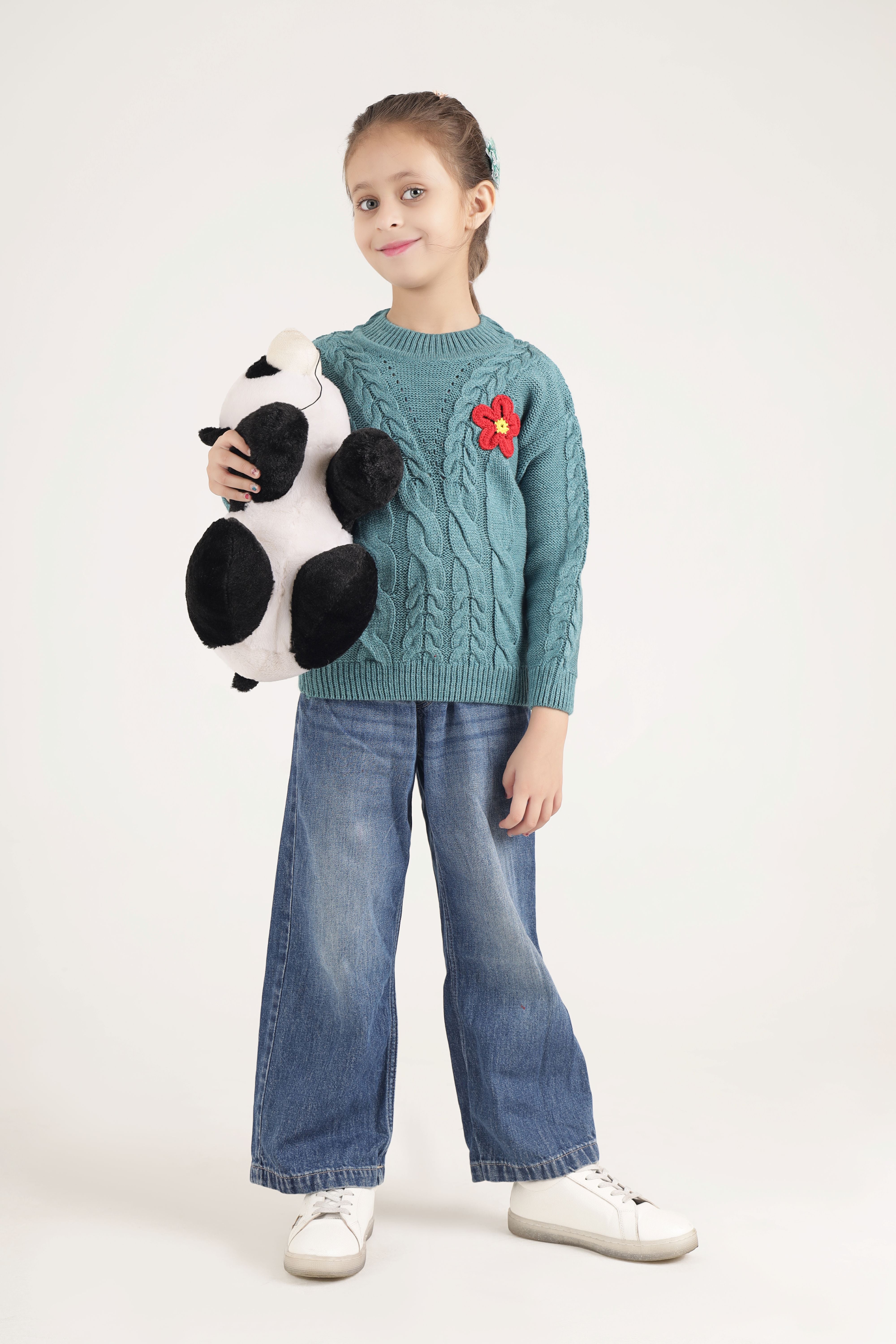 Cable Move Crochet Jumper