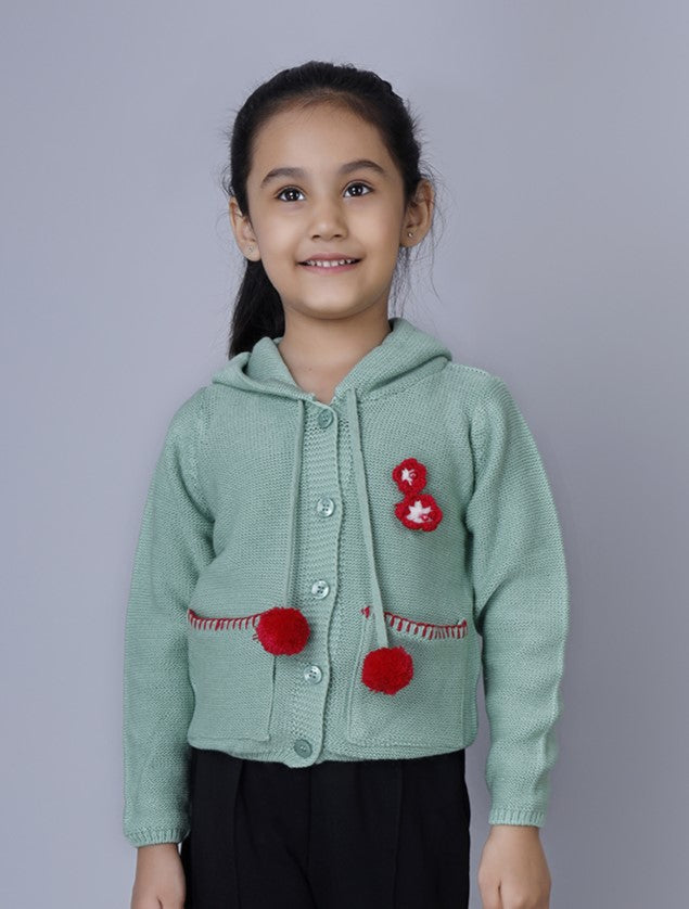 KIDS POM-POM HOODIE