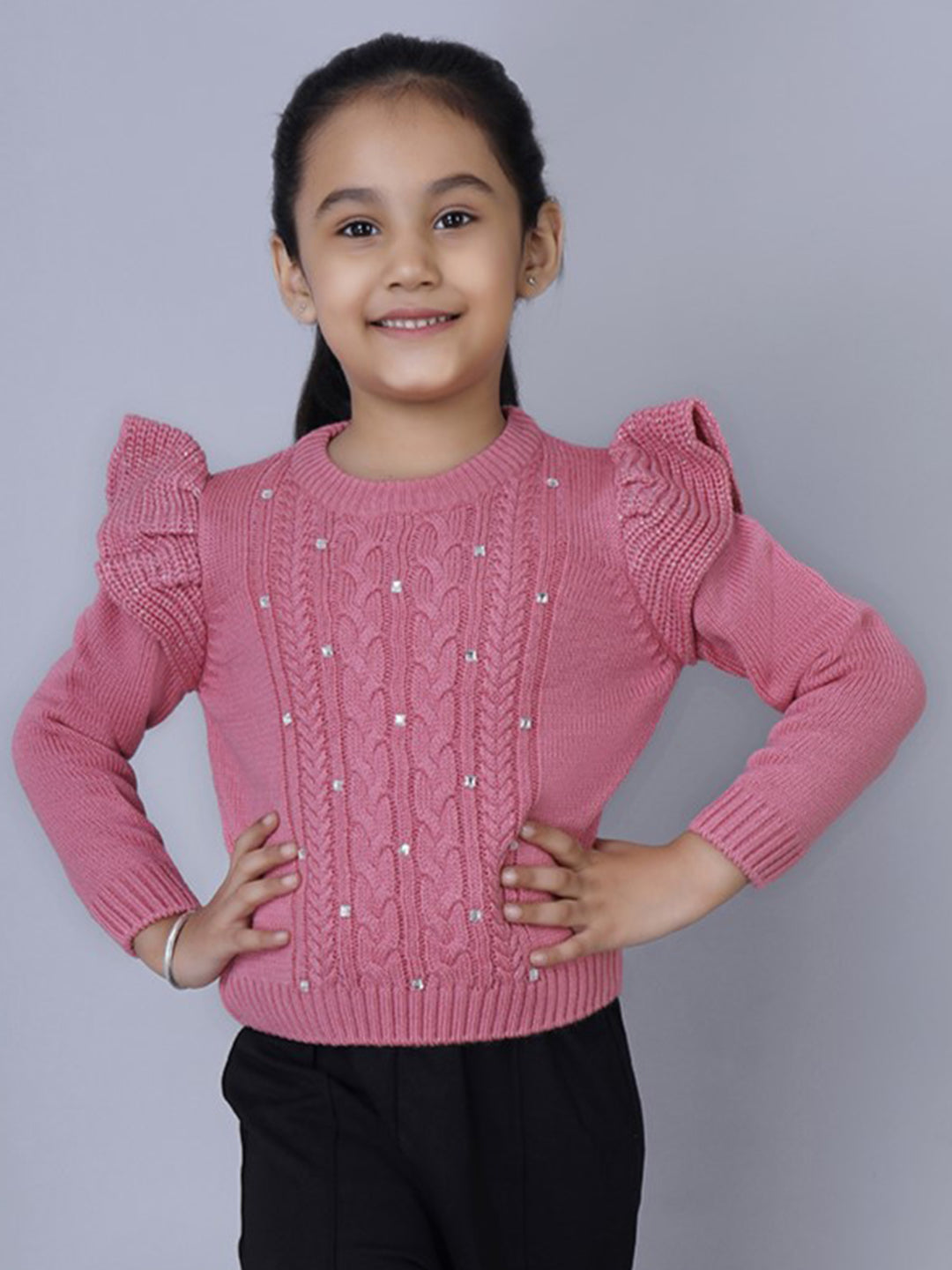 BUTTER-FRILLY PULLOVER