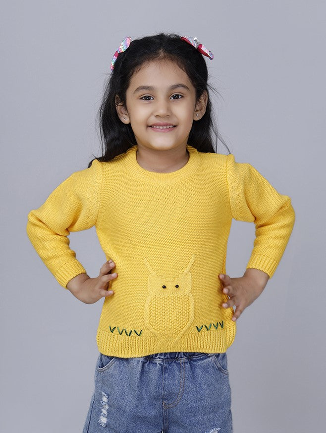YELLOW OWLET SWEATER