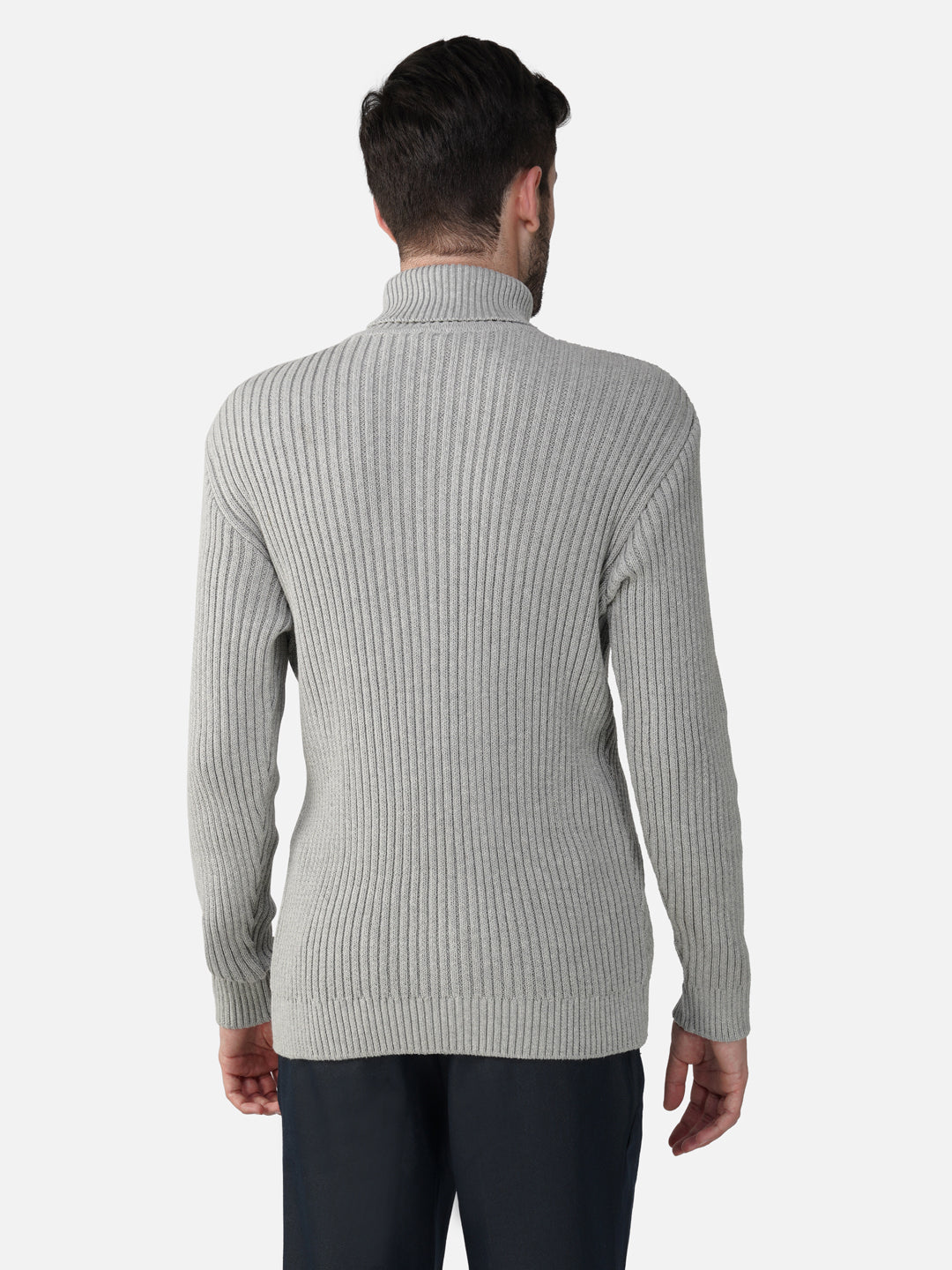 Cross Knit Turtleneck