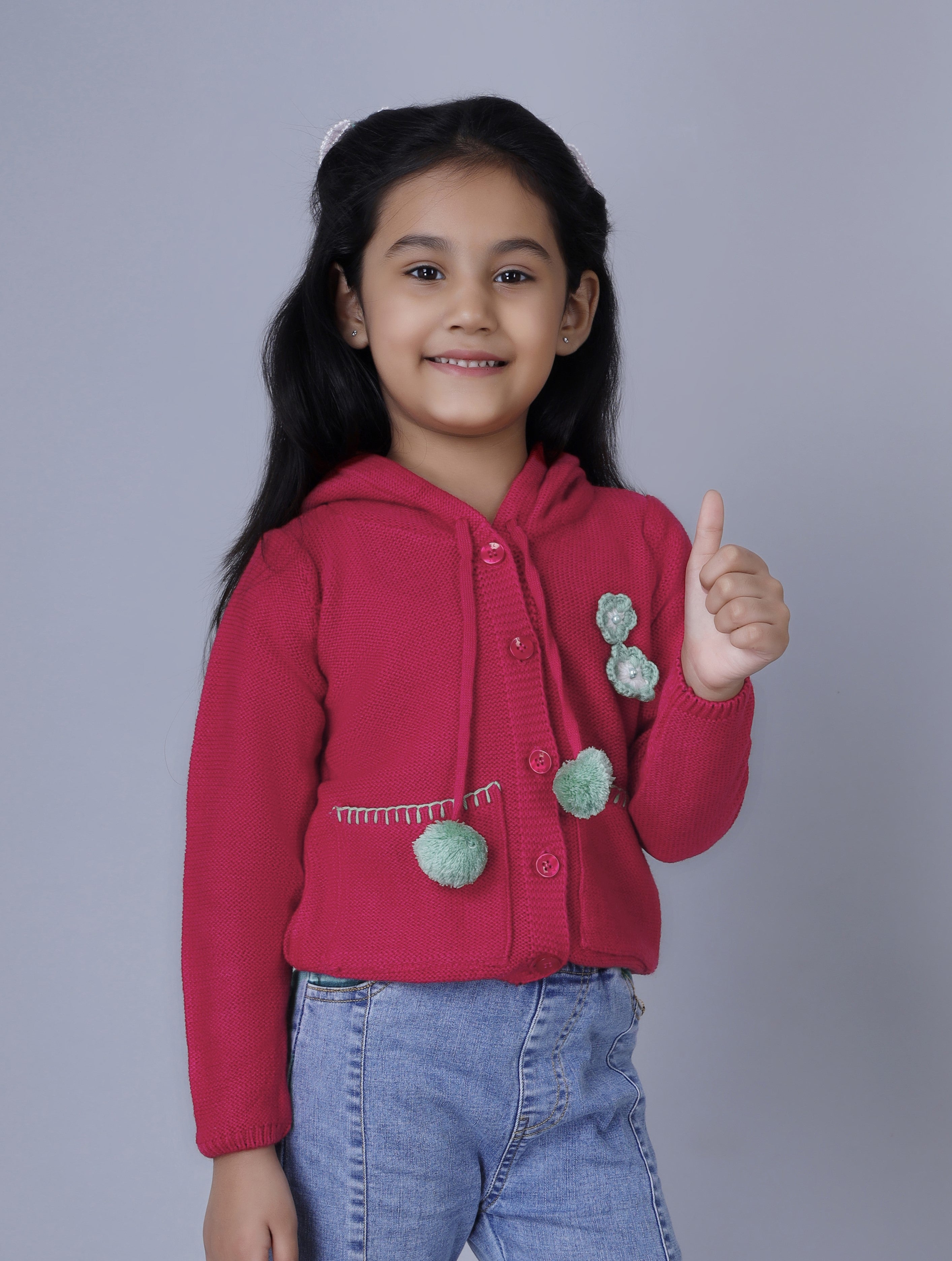 POM-POM HOODIE
