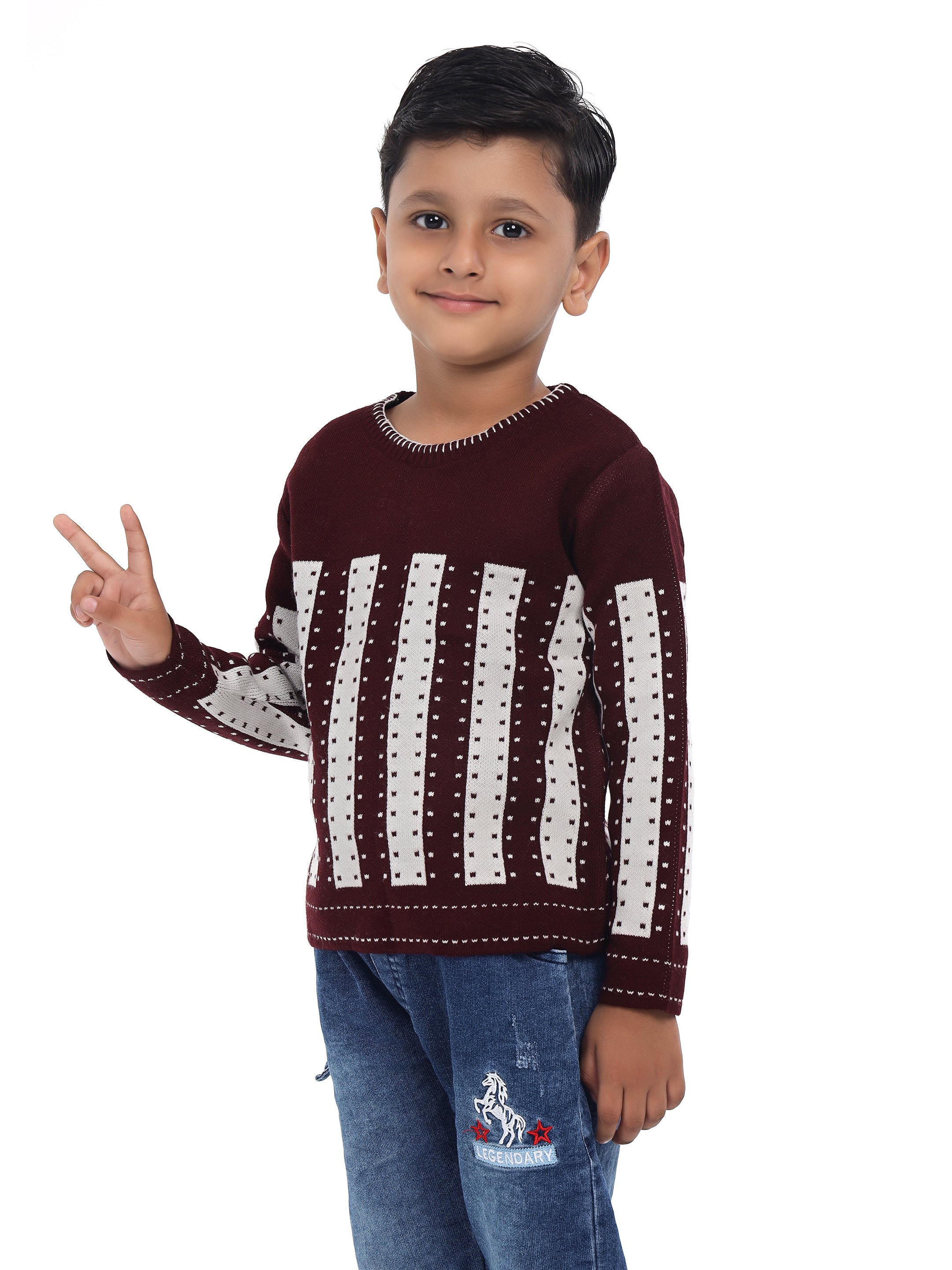 Striped Illusion Pullover