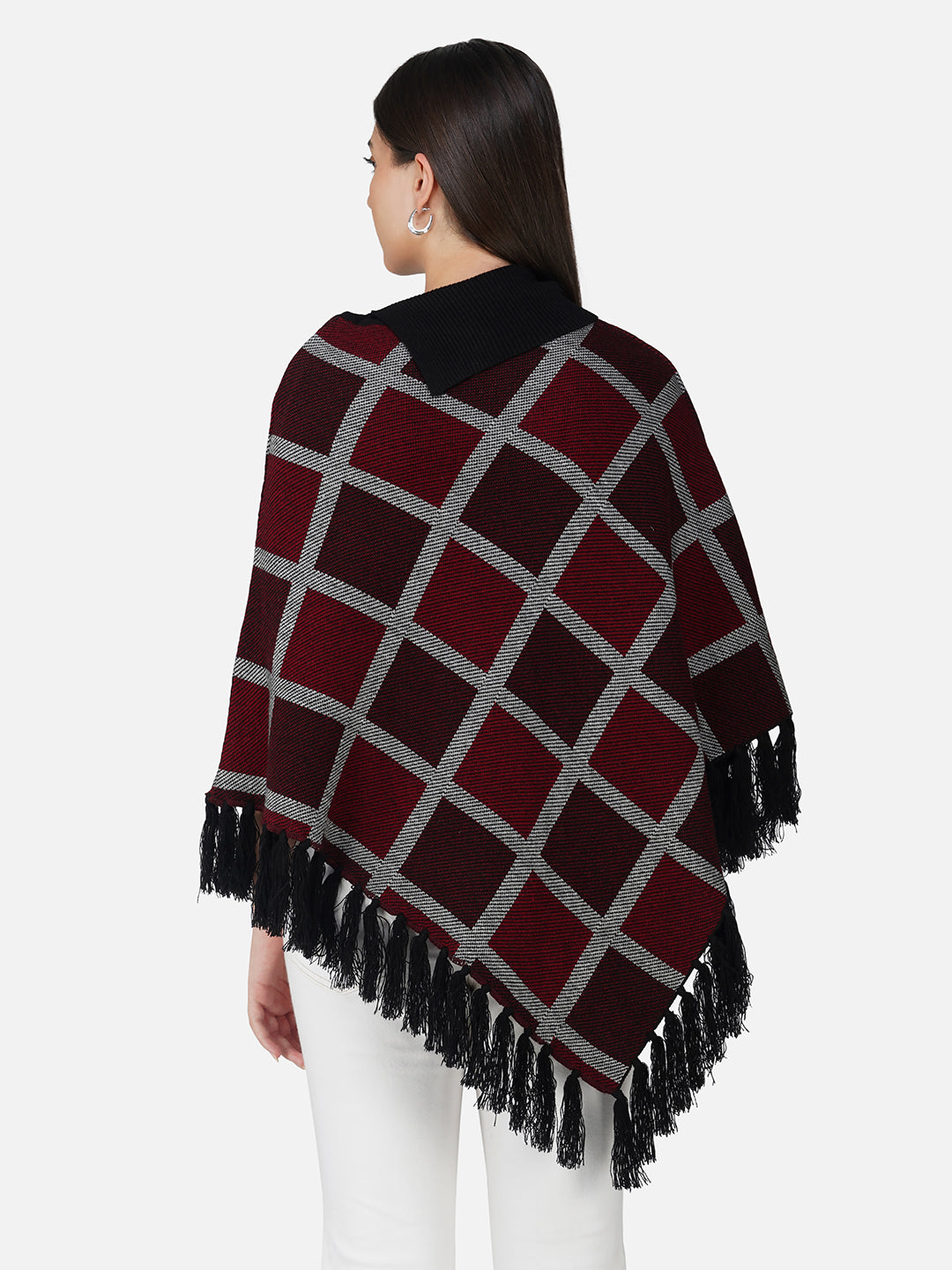 Checker Board Poncho