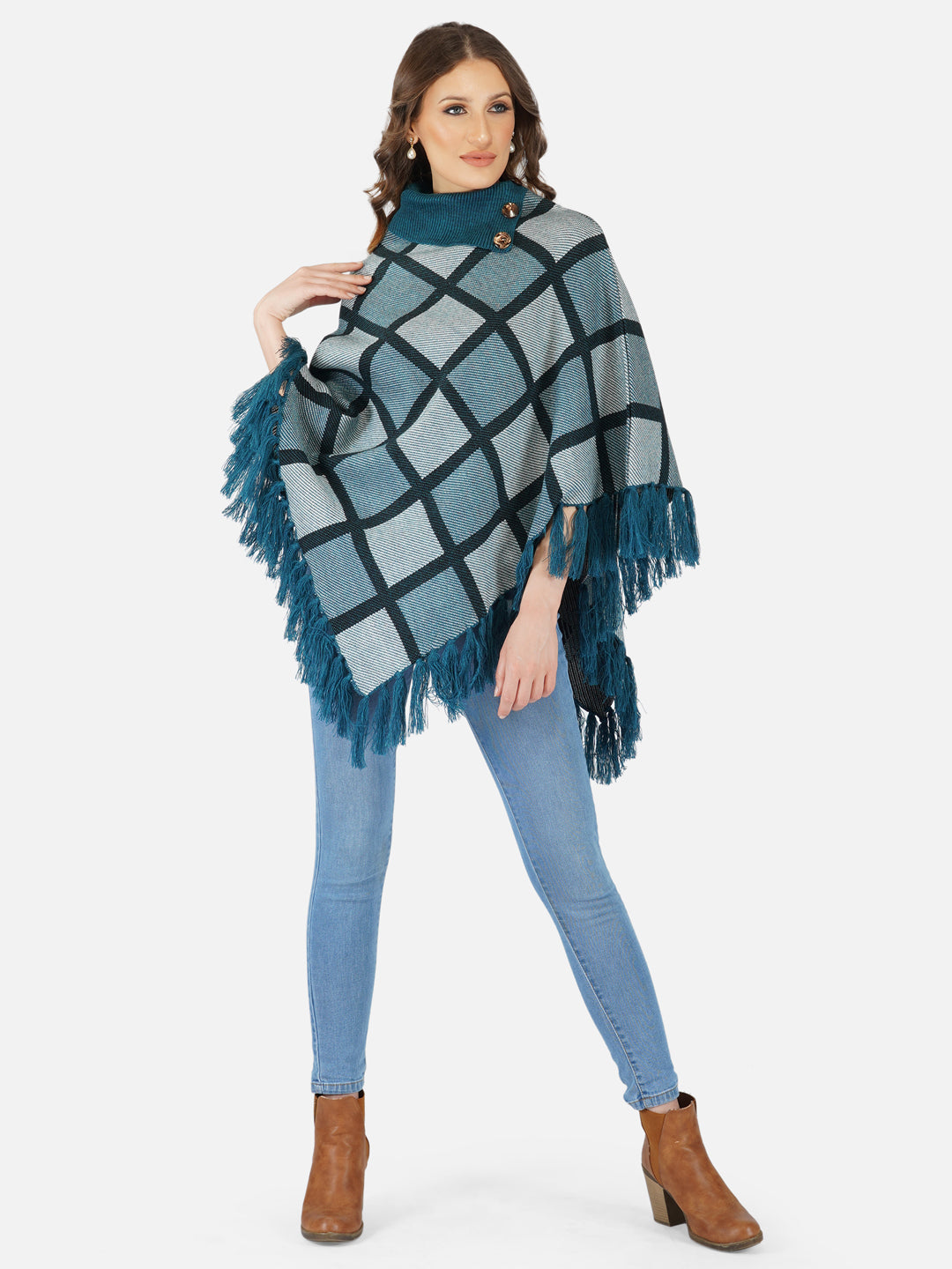 Checkerboard Poncho