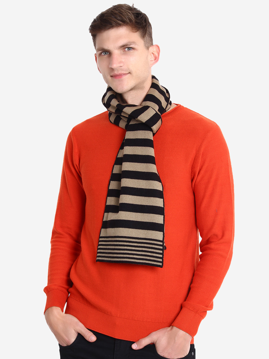 PARALLEL STRIPE MUFFLER