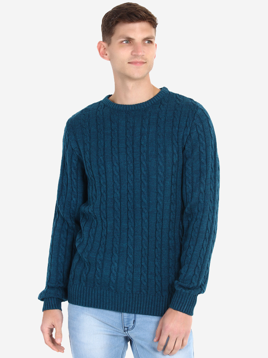 MEN VINTAGE CABLE SWEATER