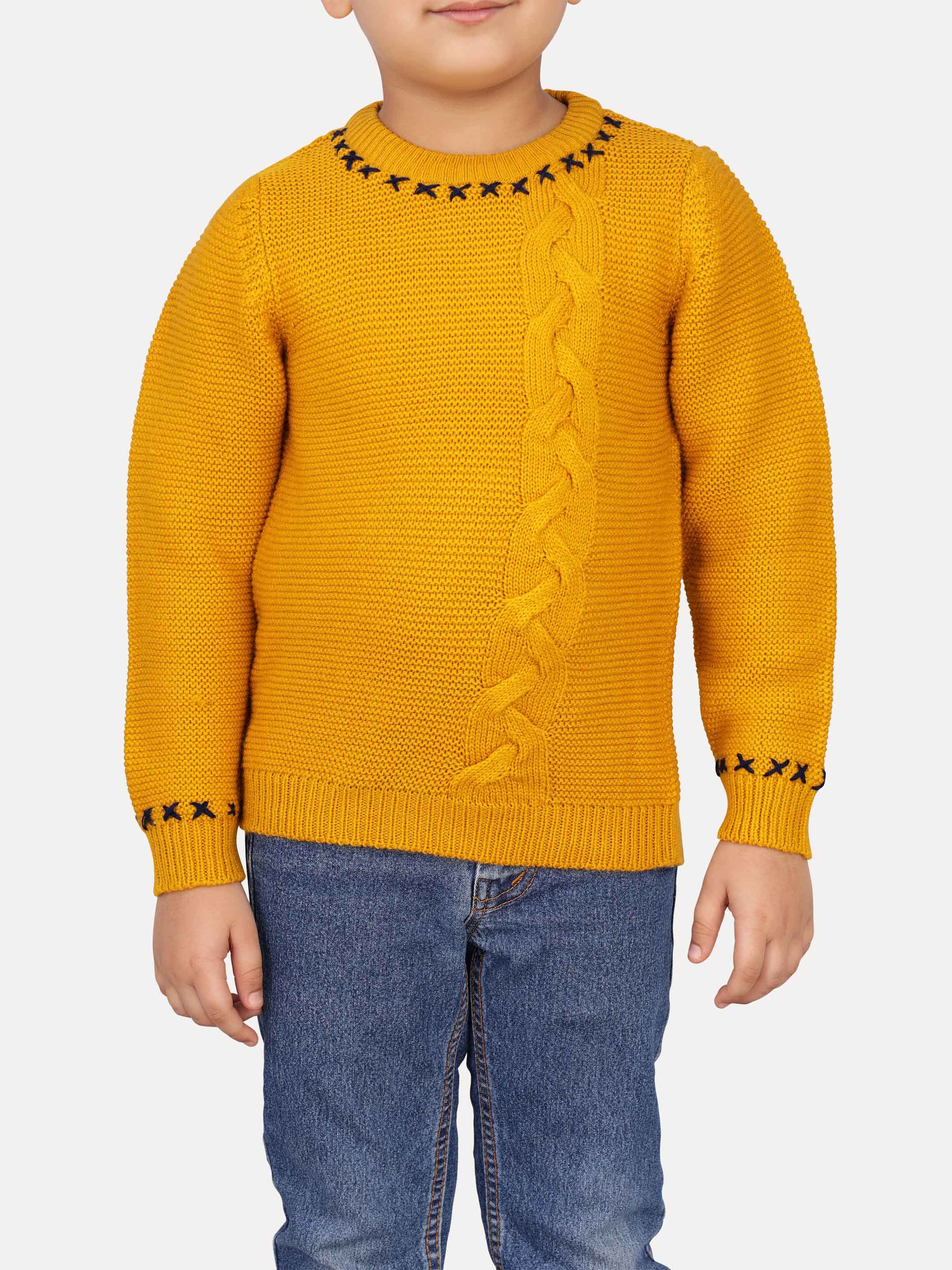 Honey Mustard Boys Pullover